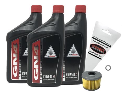 Cyclemax Oil Change Kit For 2000 2006 Honda TRX 350 TRX350 Rancher ATV