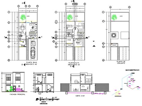 Casa Unifamiliar Em AutoCAD Baixar CAD 716 69 KB Bibliocad