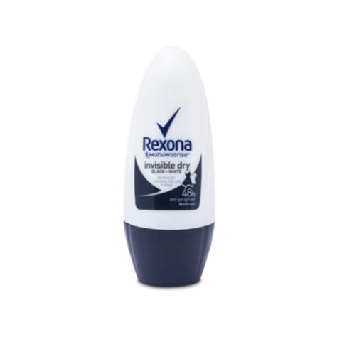 Rexona Invisible Dry Black White Women Deodorant Roll On Ml