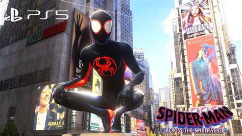 MARVEL Spider Men 2 Across The Spider Verse PS5 Suit Free Roam