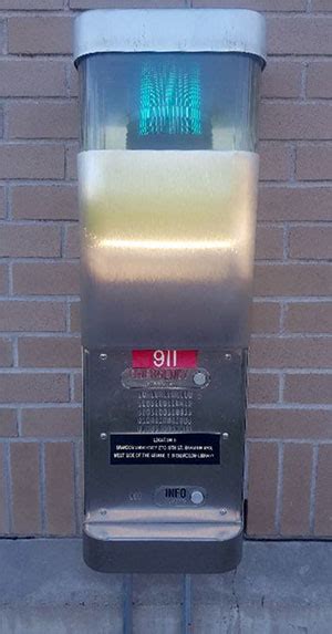 Emergency Blue Light Phones Safety And Health