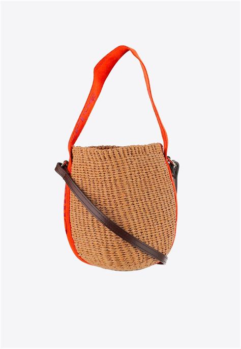 Chloé Small Woody Basket Bag in Orange Lyst