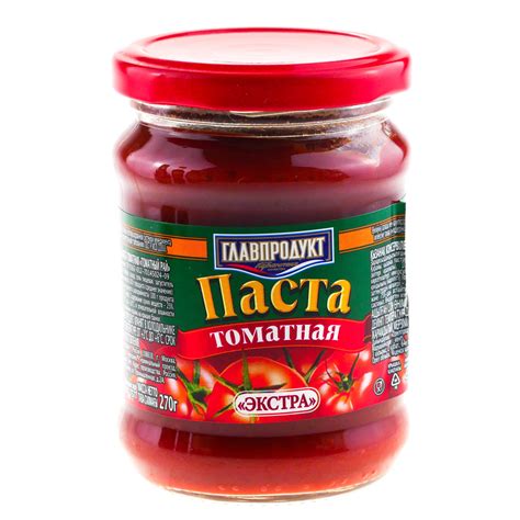 Томатная паста Главпродукт 270г экстра купить с доставкой на дом в ...