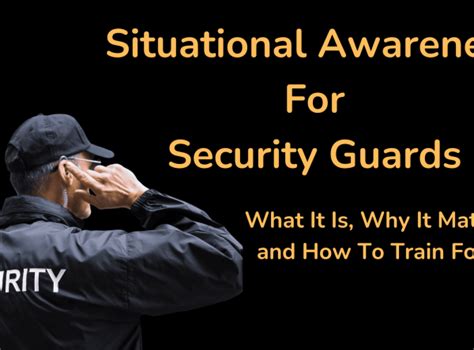 Situational Awareness Exercises Enhancing Perception And Decision