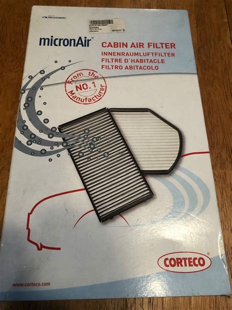 Corteco 80004406 Micronair Cabin Air Filter For 2007 UP BMW X5 X6 EBay