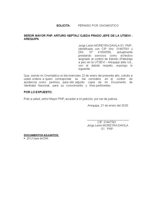 Carta De Solicitud De Permiso Para Descargar Word Gratis ... 