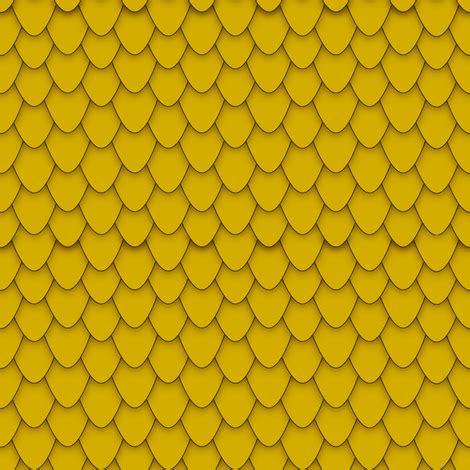 Gold Dragon Scales Fabric Charleyzollinger Spoonflower