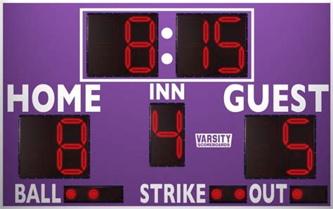 Portable and Electronic Baseball/Softball Scoreboards for Sale