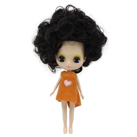 Mini Blyth Doll New Cute Brown Wild Short Hair Diy High Quality Nude 10cm In Dolls From Toys