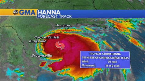 Hurricane Hanna heads to Texas Video - ABC News