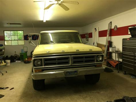 1972 Ford F250 Yellowwhite California Truck Classic Ford F 250 1972