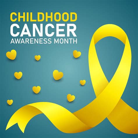 Childhood cancer awareness month background 9360670 Vector Art at Vecteezy