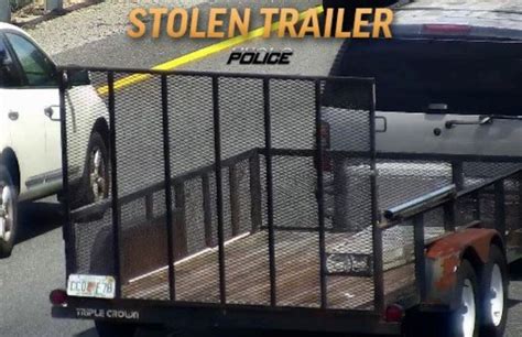 Ocala Police Investigating Theft Of Utility Trailer Ocala