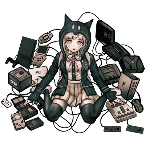 Image Chiaki Nanami Illustration Png Danganronpa Wiki Fandom Powered By Wikia