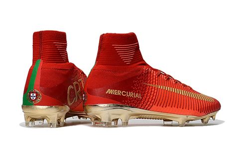 Special Portugal Boots Nike Mercurial Superfly V Cr7 Campeões Red