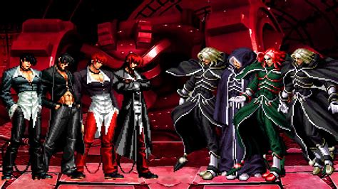 KOF Mugen Iori Yagami Team Vs Boss Igniz Team YouTube