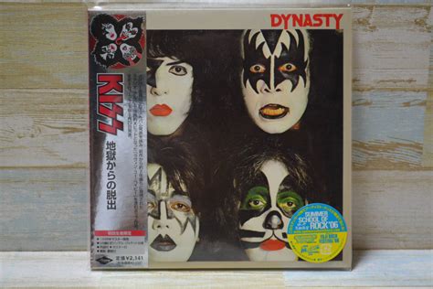 【目立った傷や汚れなし】★紙ジャケ★kiss Dynasty 地獄からの脱出 ＜us盤e式ダブル・ジャケット仕様初回限定盤＞内袋付き