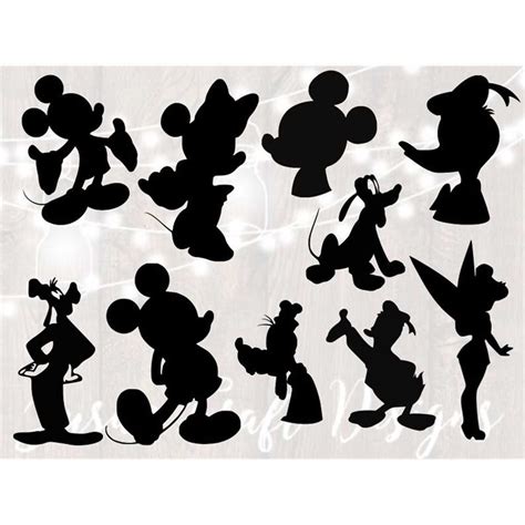 Mickey mouse silhouette svg bundle, mickey mouse silhouette, - Inspire ...