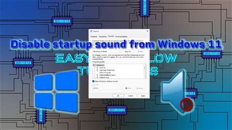 How To Disable Startup Sound On Windows 11 Step By Step Guide YouTube