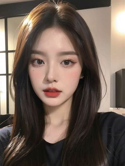 Pin On L O V E L Y Korean Makeup Cute Makeup Looks Beautiful Hair