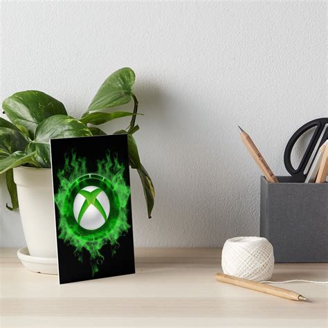 Neon Green Xbox Logo Gamer Art Art Board Print For Sale By St P