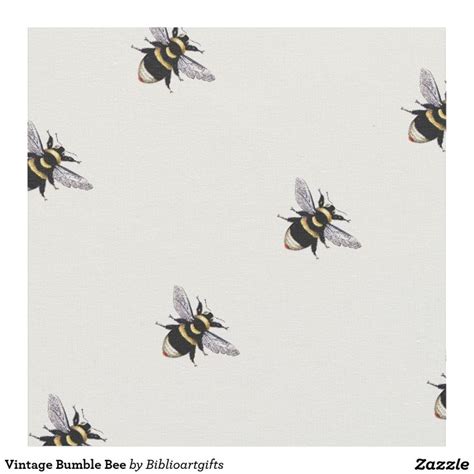 Vintage Bumble Bee Fabric Bee Fabric Bee Bumble Bee