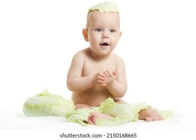 Naked Baby Diaper Playing Fresh Organic Stock Photo 2150569541 Shutterstock