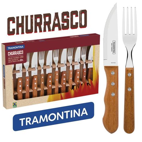 Faqueiro Tramontina Churrasco Jumbo Ponto