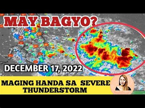 Low Pressure Area Bagyo Update Today December Weather Update