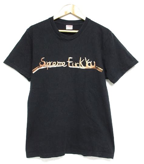 Yahoo オークション 美品 18AW SUPREME シュプリーム USA製 Fuck You