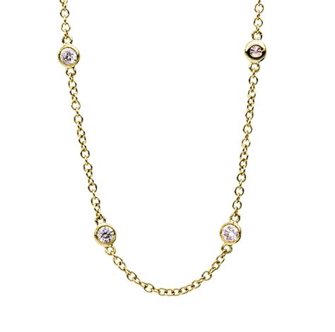 Diamant Collier Ct Gelbgold Diamondoro De