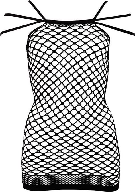 Mandy Mystery Lingerie Sexy Mesh Jurk Open Ontwerp Voor Erotisch Aanspraak One Bol
