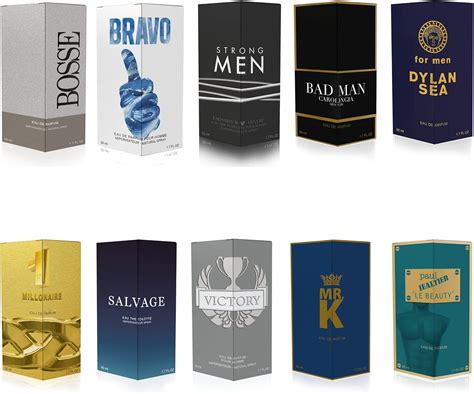 SERONE Perfumes Equivalencia Hombre Kit 10 Perfumes 50 Ml