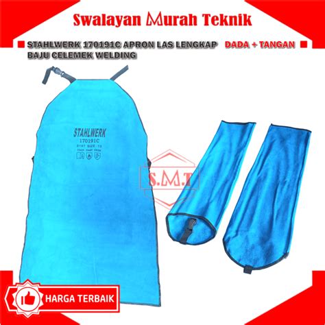 Jual Stahlwerk 170191c Apron Las Lengkap Dada Tangan Baju Celemek