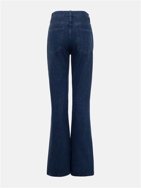 Расклешенные от колена джинсы :: LICHI - Online fashion store