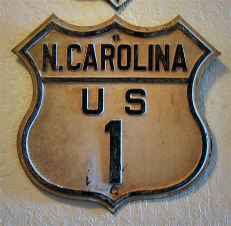 North Carolina U S Highway 1 Aaroads Shield Gallery