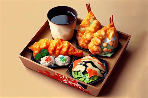 Premium Photo | Japanese tempura food