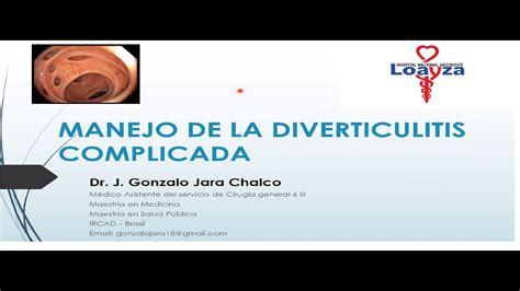 Manejo De La Diverticulitis Complicada Youtube