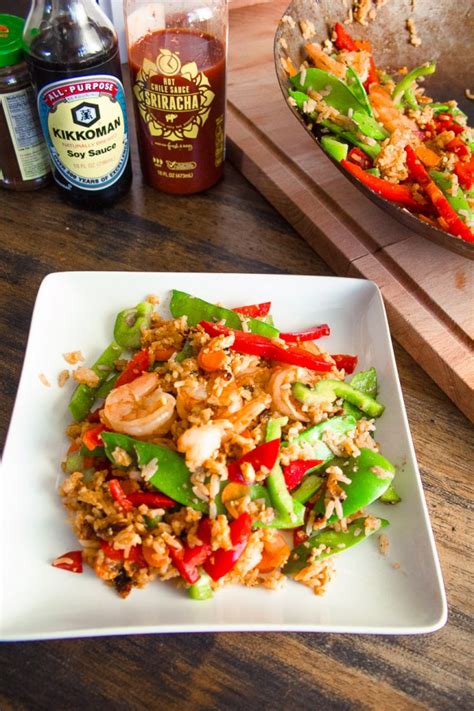 Sriracha Shrimp Fried Rice Medley Dad With A Pan