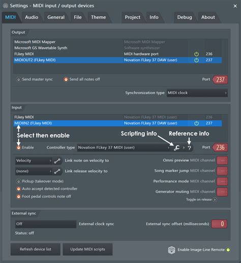 how to connect midi to fl studio