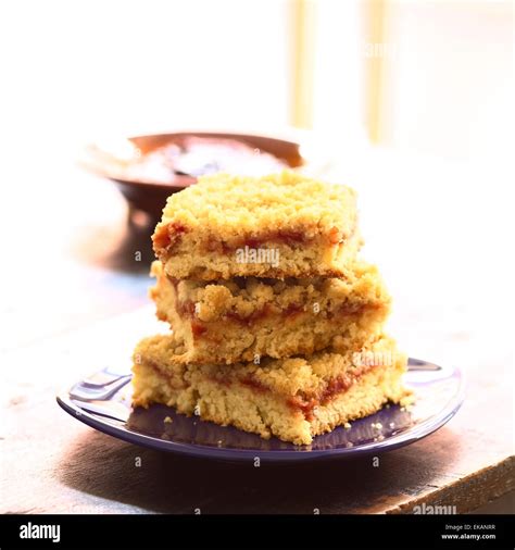 German Cake Called Streuselkuchen Crumble Cake Made Of A Yeast Dough