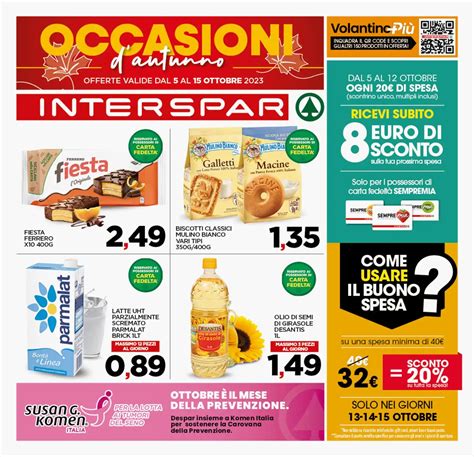 Volantino Interspar Occasioni D Autunno Dal 5 10 Al 15 10 2023