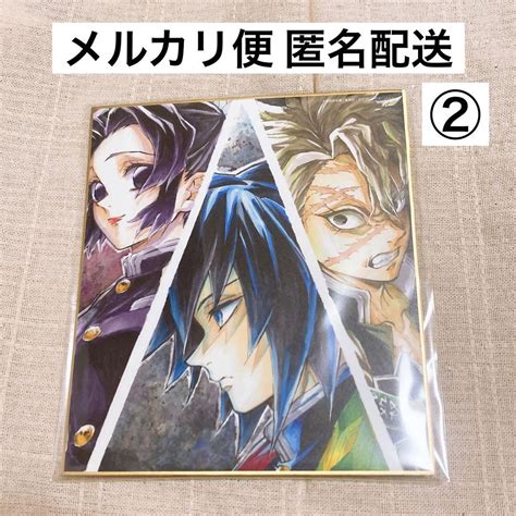 鬼滅の刃 柱合会議・蝶屋敷編 ミニ色紙 しのぶ 義勇 実弥 ② メルカリ