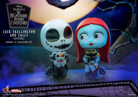 Фигурка Hot Toys Jack Skellington and Sally Cosbaby Sitting Version COSB1112 купить в интернет