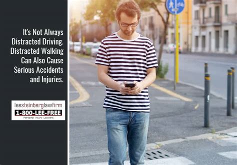 Accidents Can Happen Due To Distracted Walking And Driving