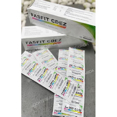 Jual Fasfit Cdez Vitamin C D E Zinc Box Tab Kota Depok