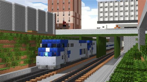 Minecraft Amtrak West Side Line Railfanning Animation Youtube