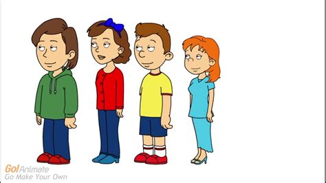 I Made Hanifimrananimators Boris Doris Caillou And Rosie Youtube