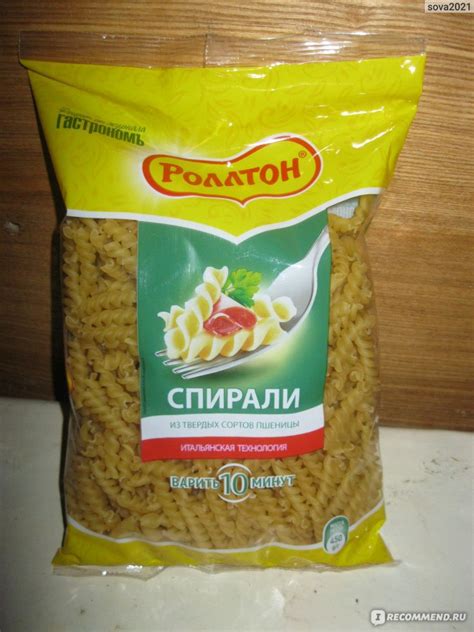 Макаронные изделия Роллтон Спирали - «Любимые макароны! Мням-ням!» | отзывы