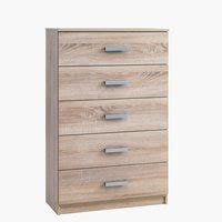 Commode Tiroirs Larges Tapdrup Blanc Jysk